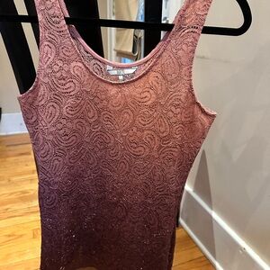 BKE Women's Lace Tank Top